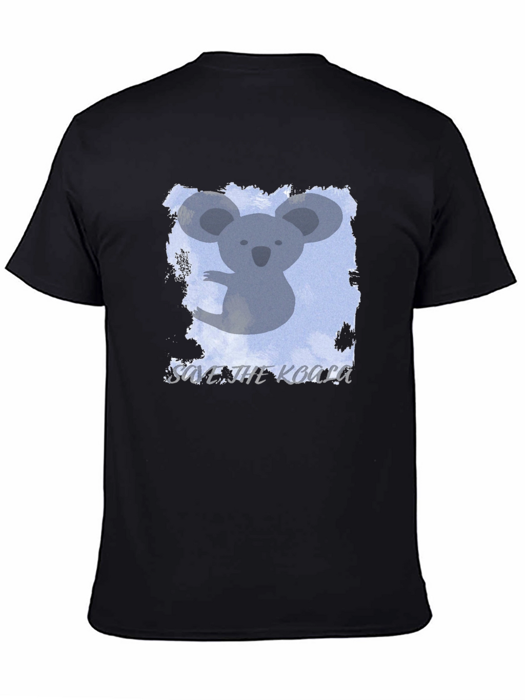 Save the Koala Black T-Shirt
