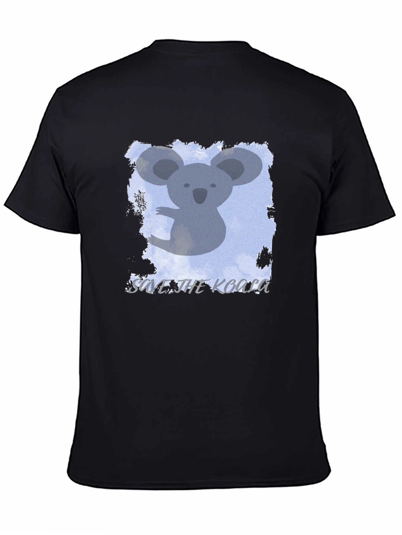 Save the Koala Black T-Shirt