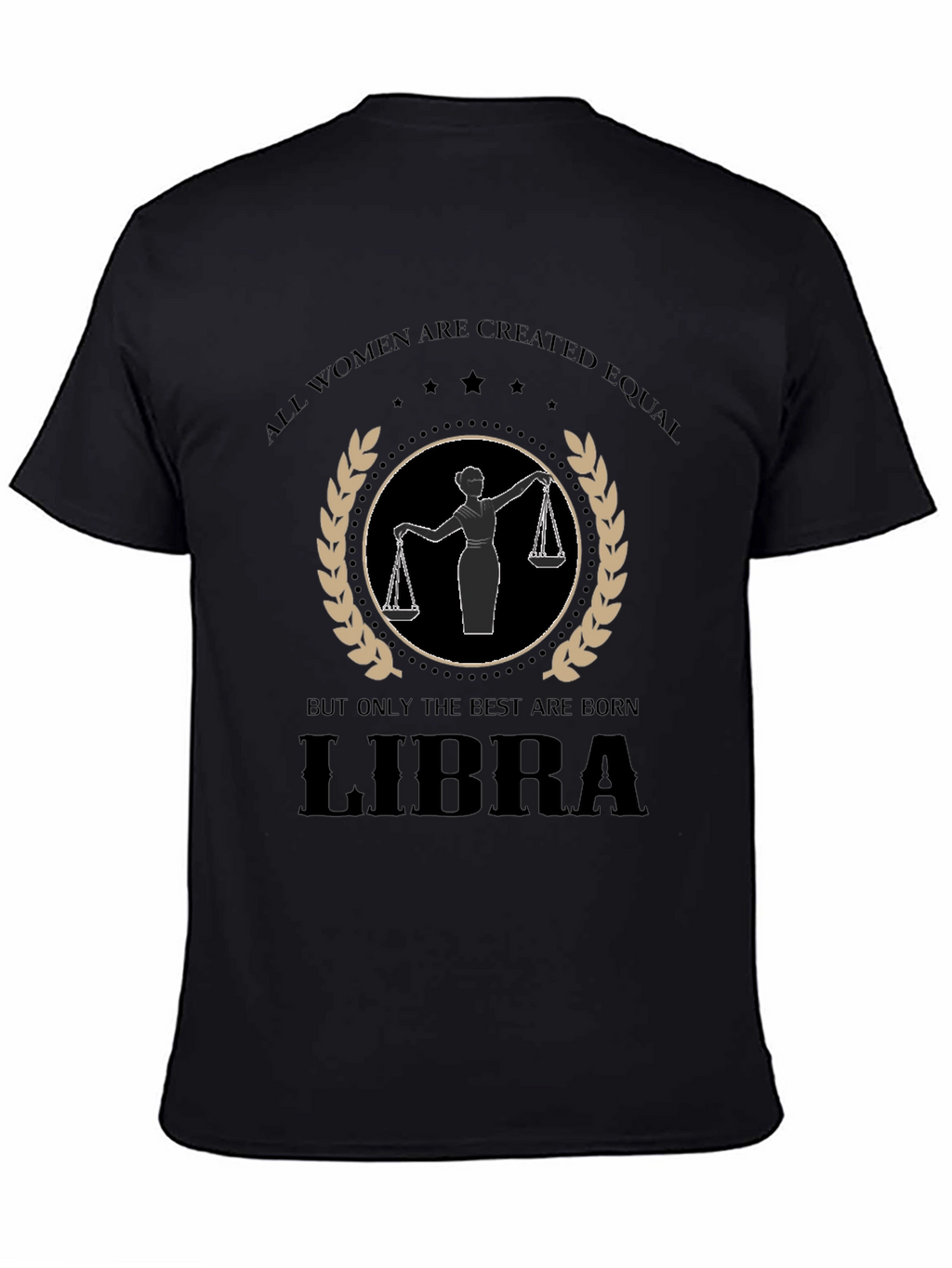 Libra Womens Graphic T-Shirt - Zodiac Birthday Gift