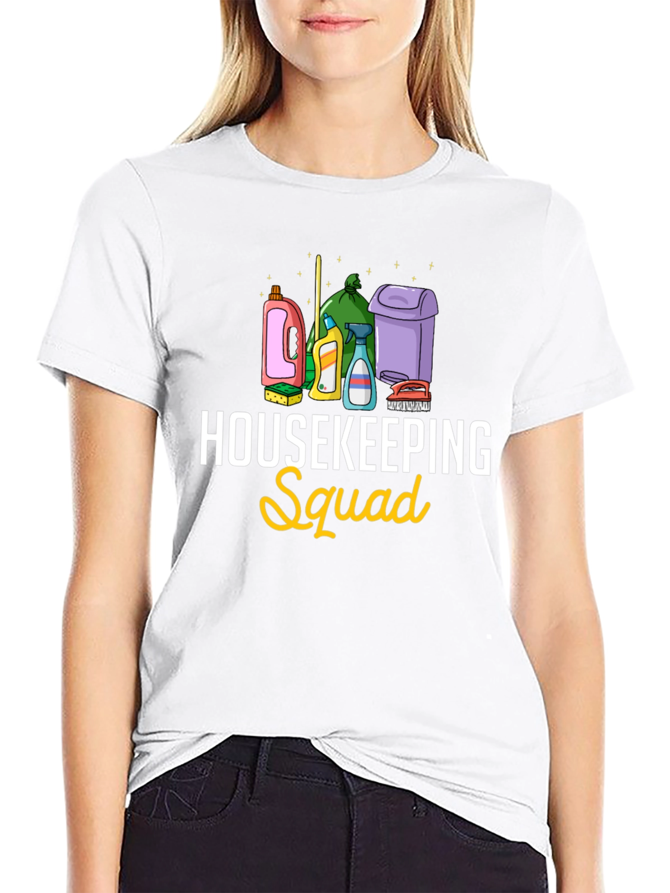 Housekeeping Squad T-Shirt - Cleaning Crew Apparel