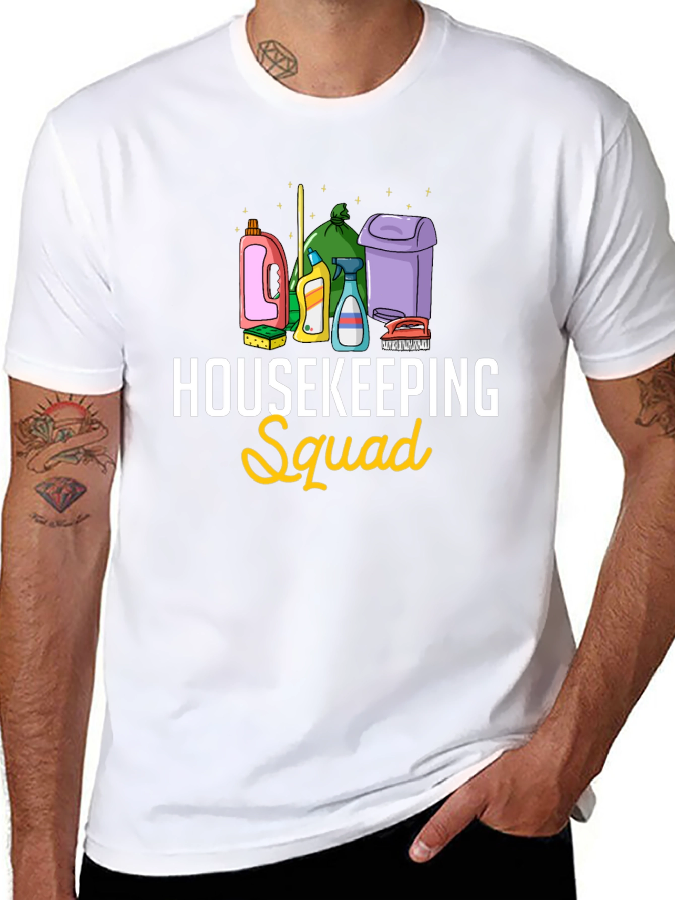 Housekeeping Squad T-Shirt - Cleaning Crew Apparel