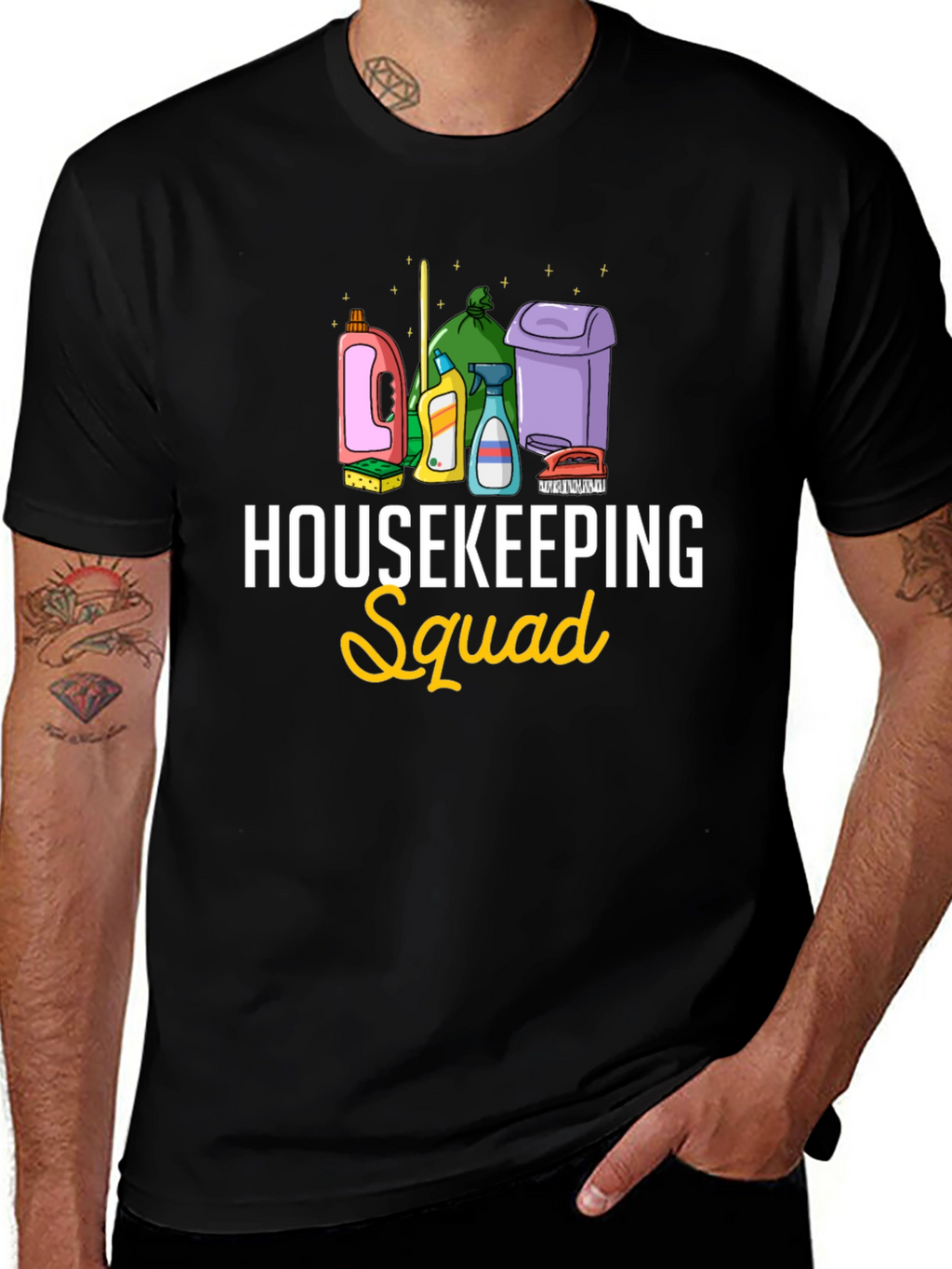Housekeeping Squad T-Shirt - Cleaning Crew Apparel