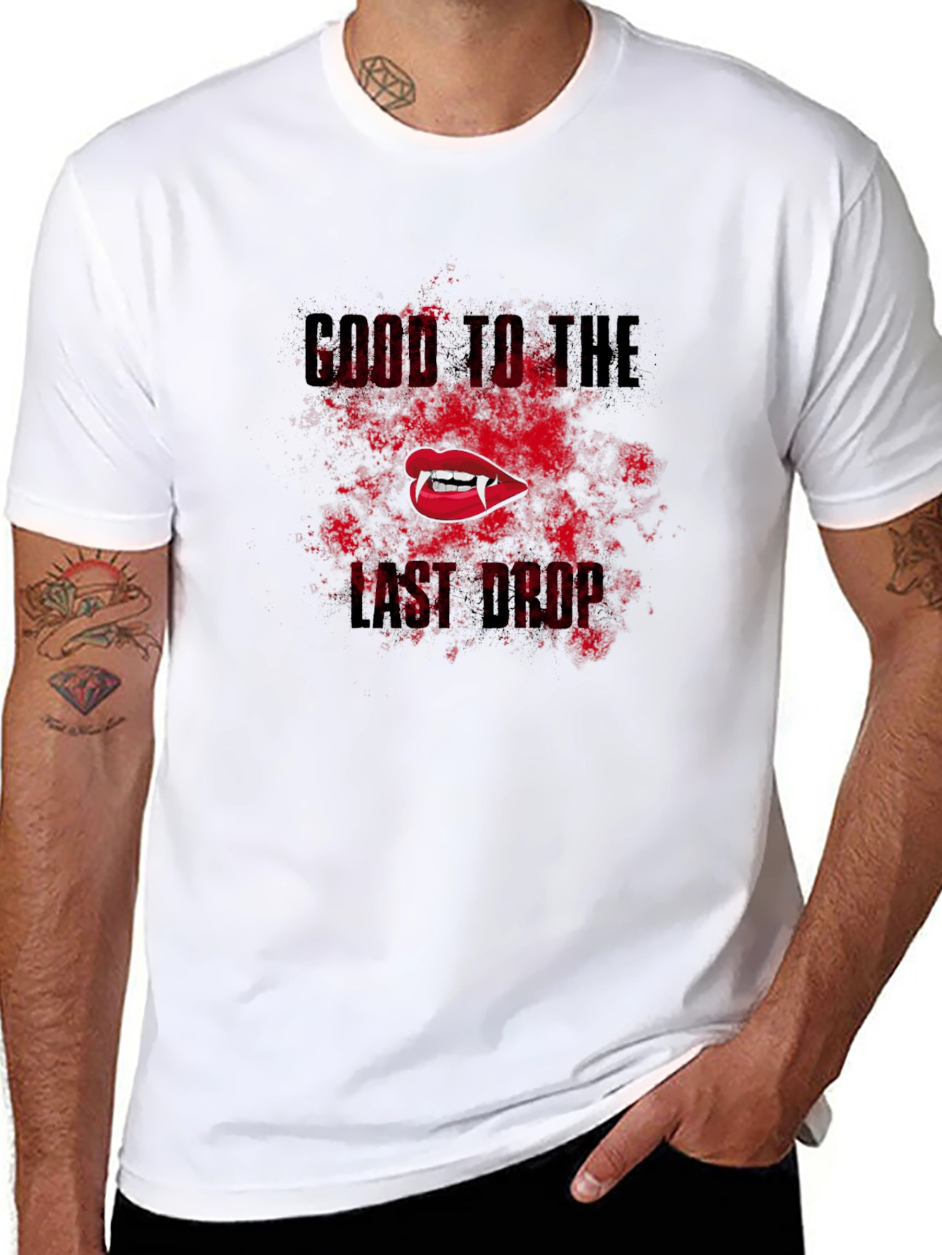 Come To The Last Drop Vampire T-Shirt