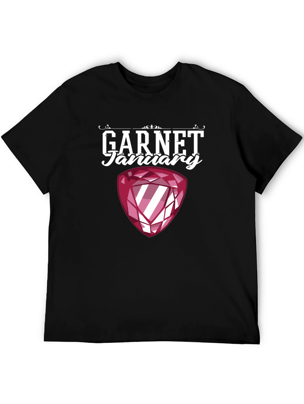 Garnet January Birthstone Graphic Tee