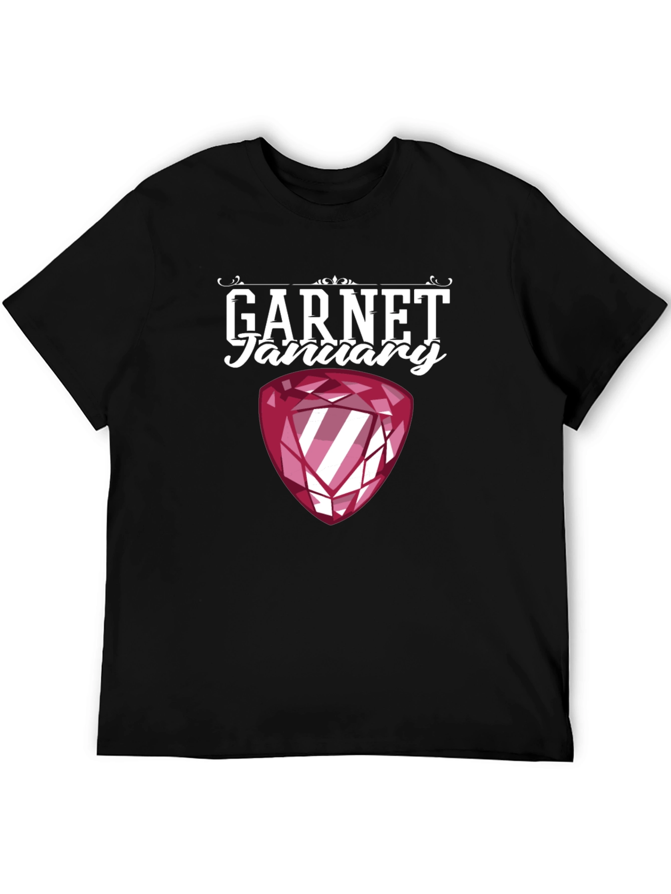 Garnet January Birthstone Graphic Tee