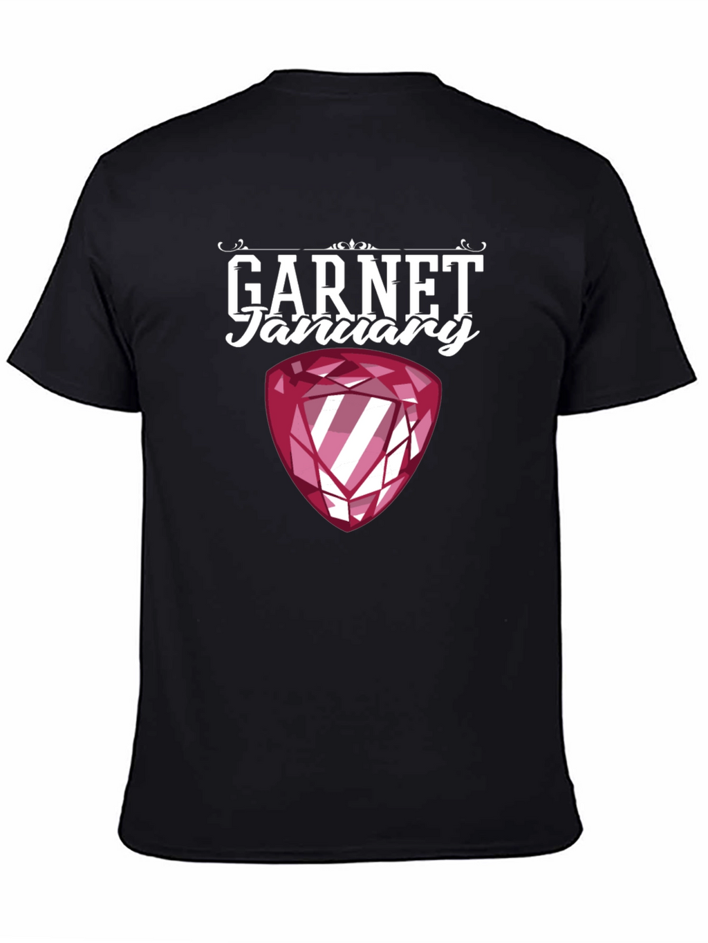 Garnet January Birthstone Graphic Tee