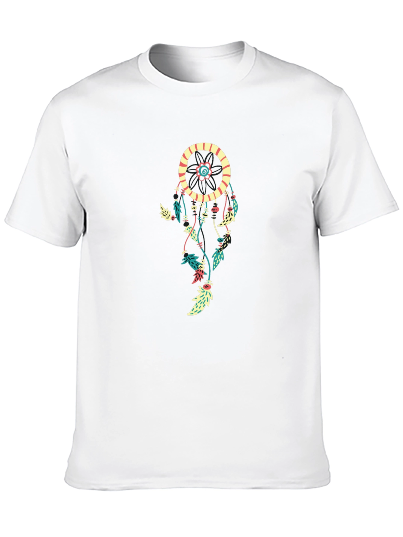 Dreamcatcher Graphic Print Black T-Shirt