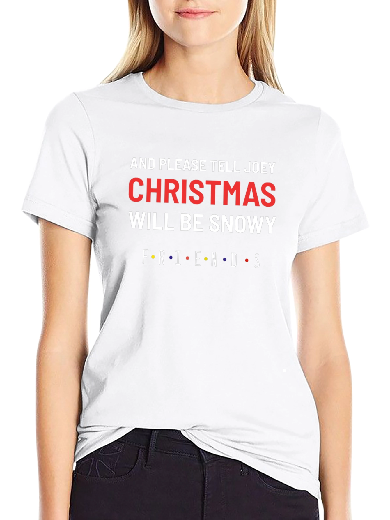 Friends Christmas Will Be Snowy T-Shirt