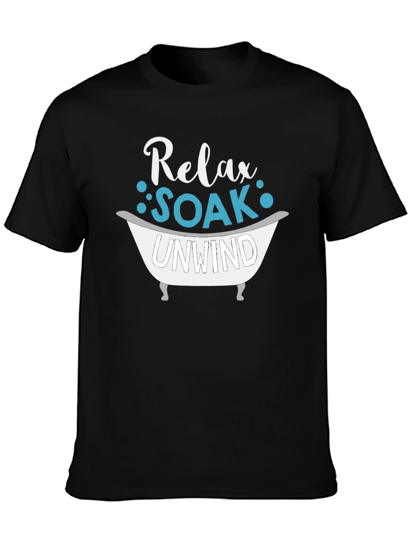 Relax Soak Unwind T-Shirt - Bath Lover Tee