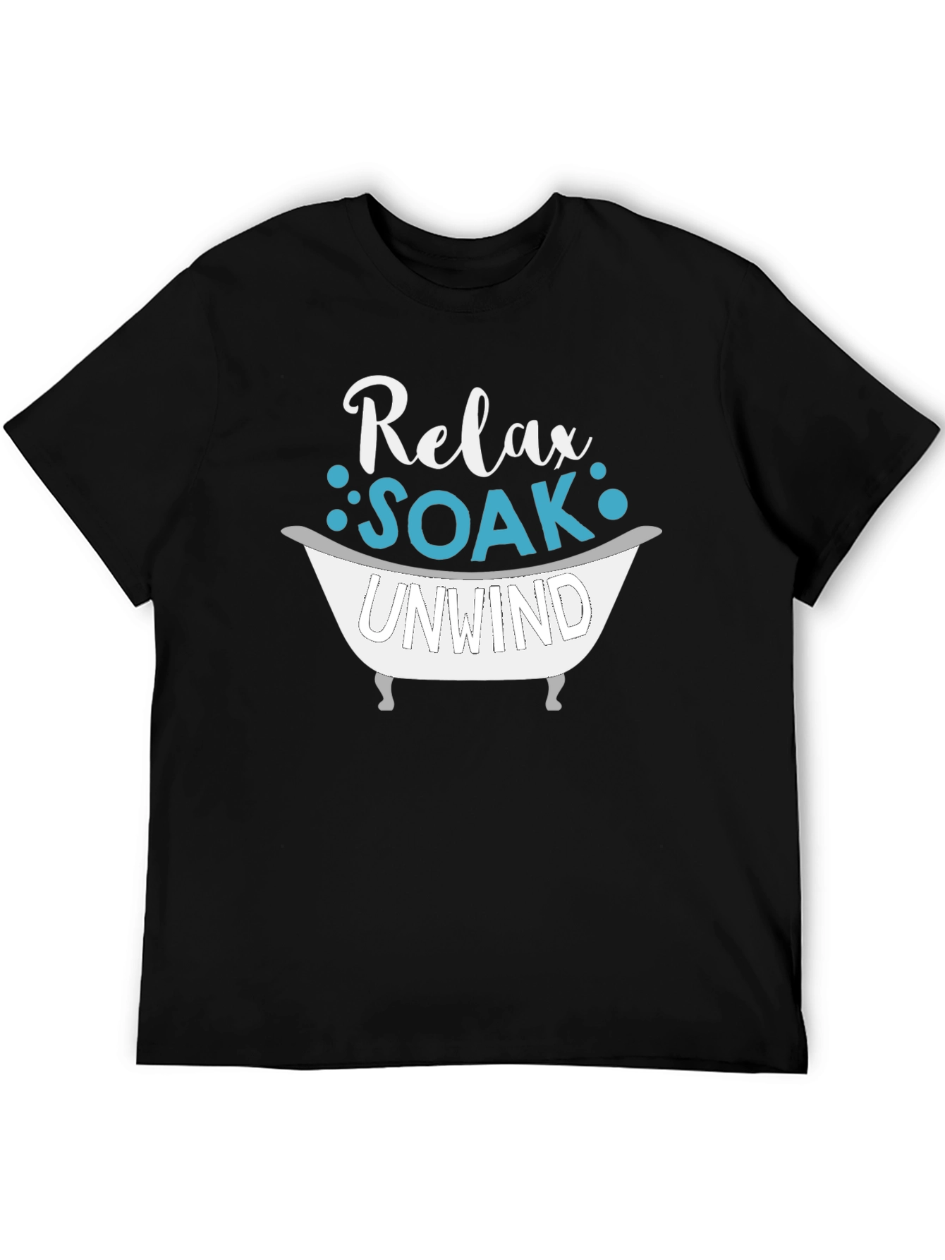 Relax Soak Unwind T-Shirt - Bath Lover Tee