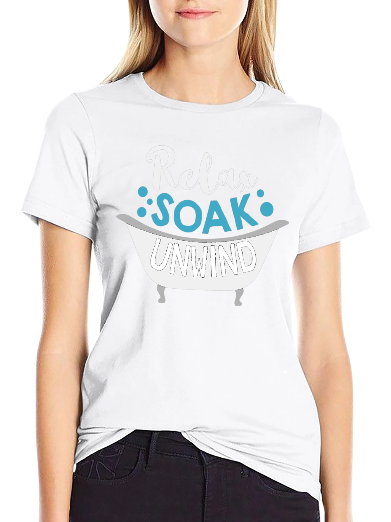 Relax Soak Unwind T-Shirt - Bath Lover Tee