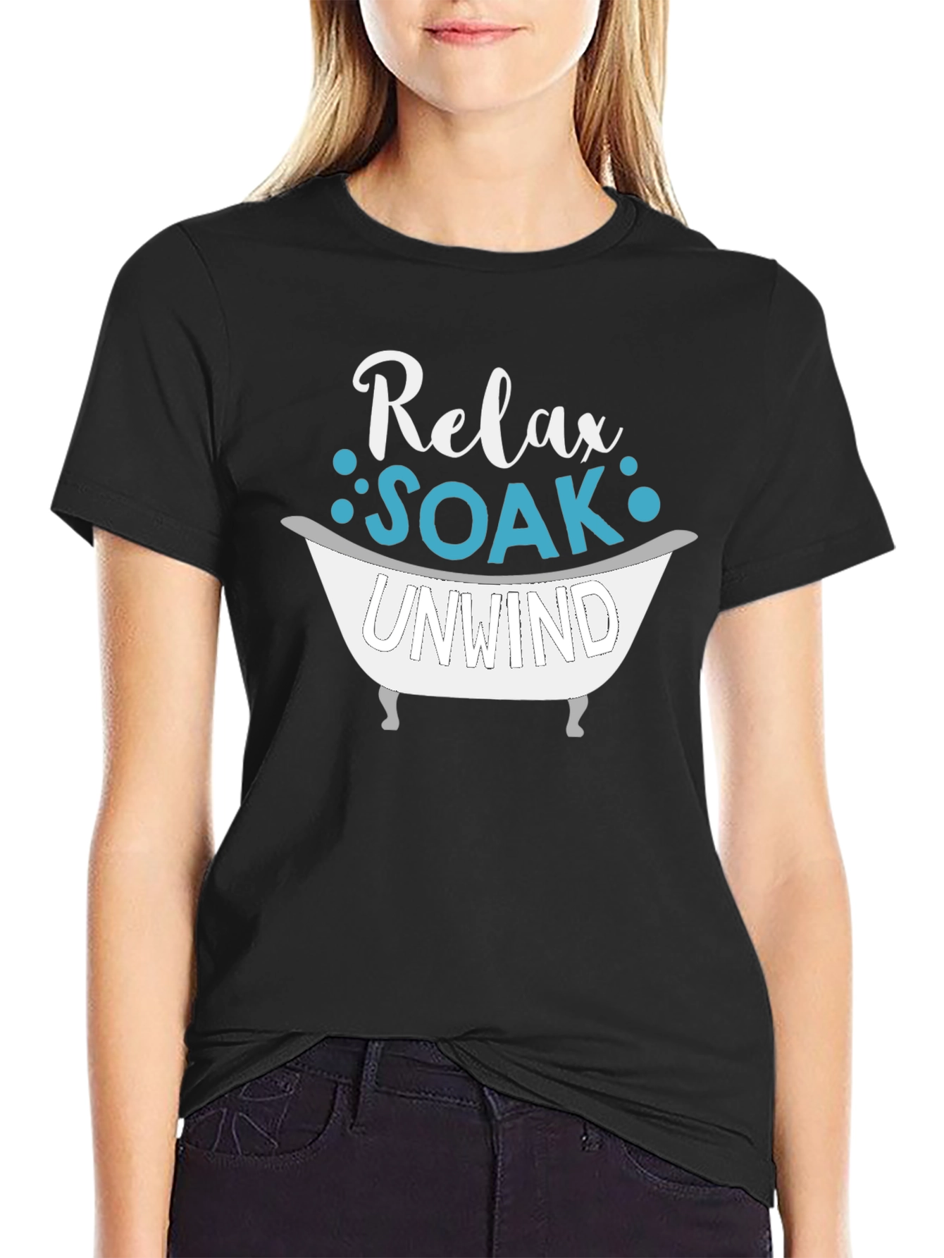 Relax Soak Unwind T-Shirt - Bath Lover Tee