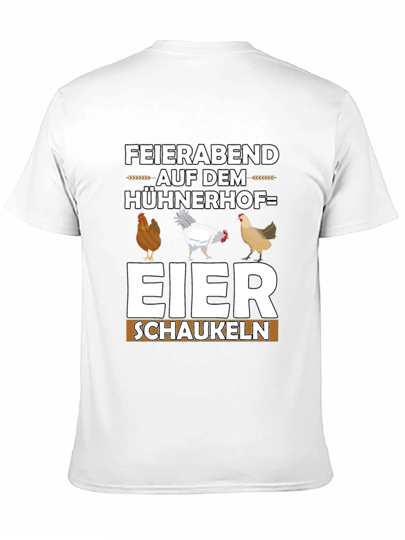 Funny Chicken Coop T-Shirt - Eier Schaukeln