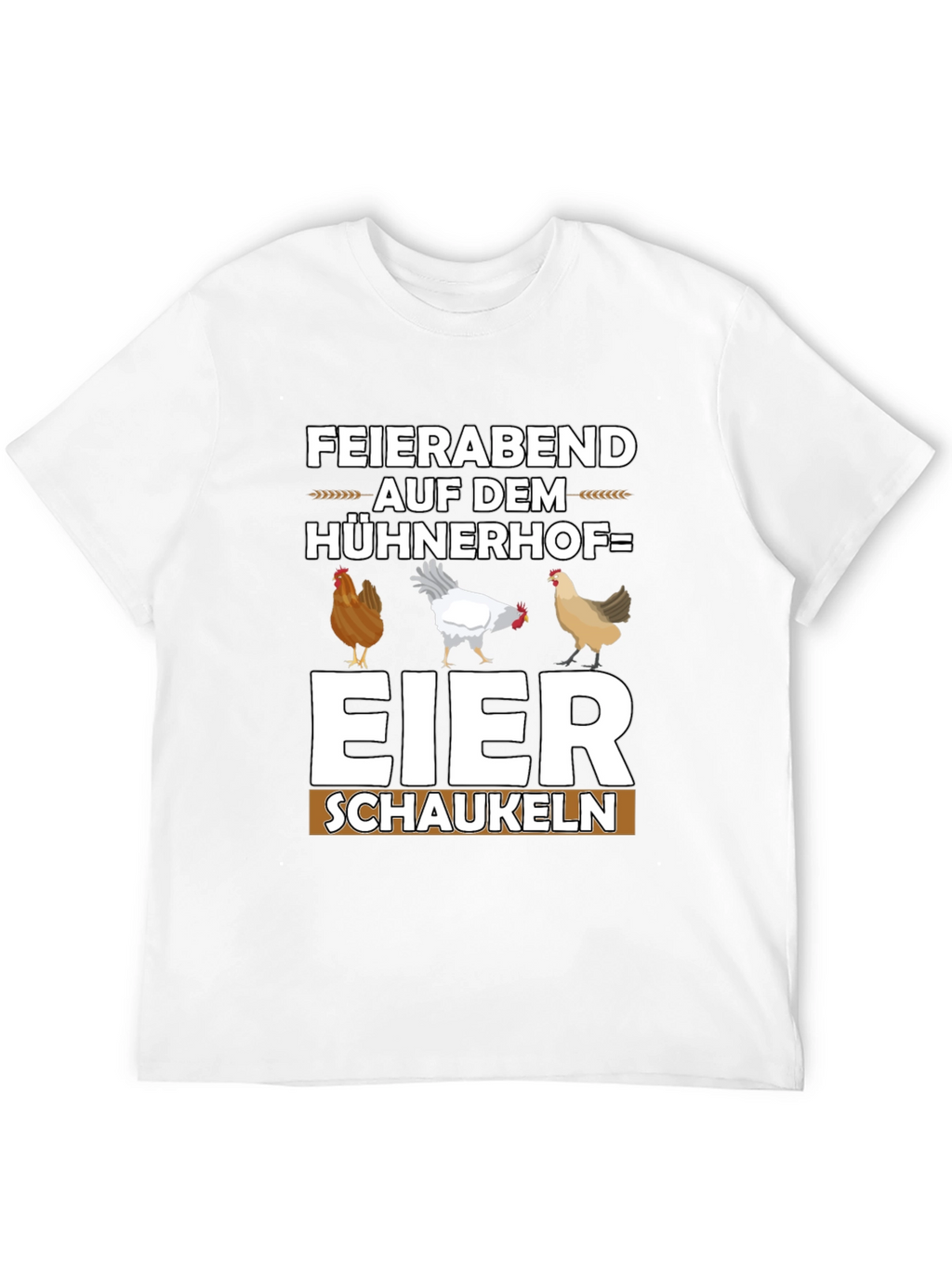 Funny Chicken Coop T-Shirt - Eier Schaukeln