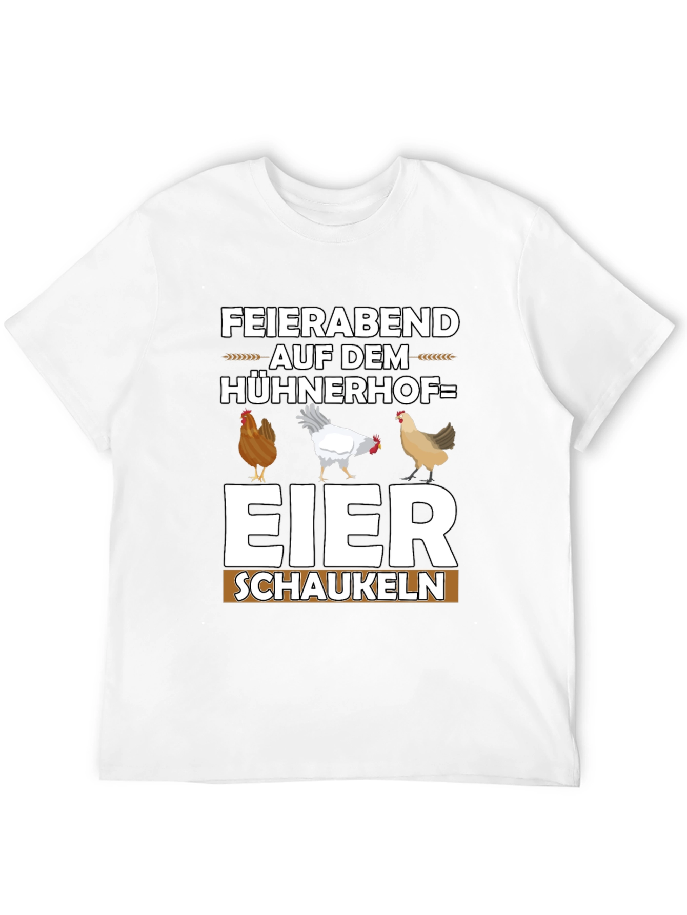 Funny Chicken Coop T-Shirt - Eier Schaukeln