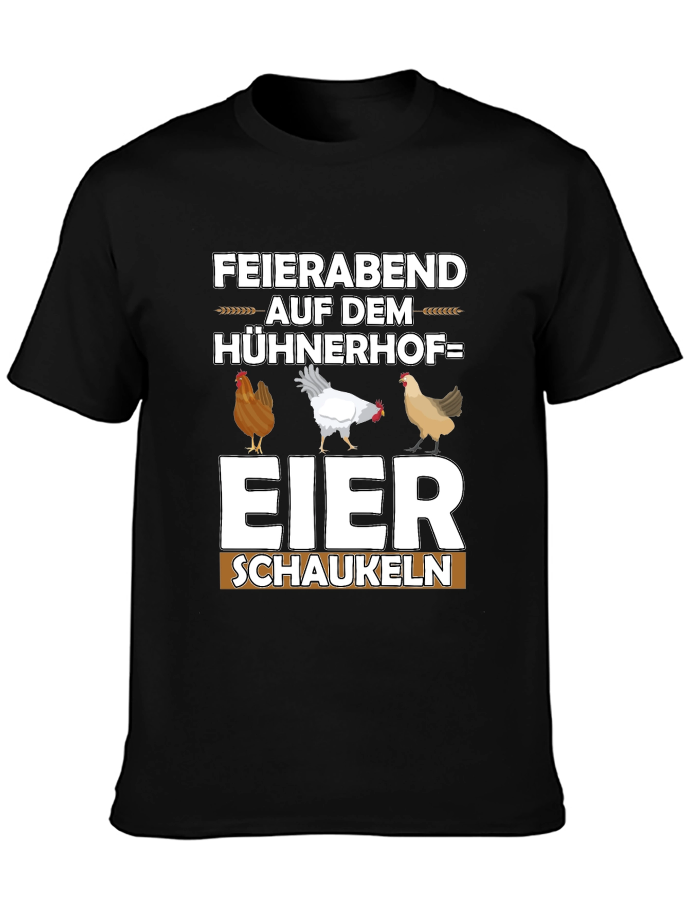 Funny Chicken Coop T-Shirt - Eier Schaukeln