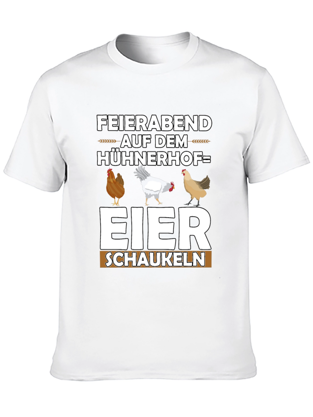 Funny Chicken Coop T-Shirt - Eier Schaukeln