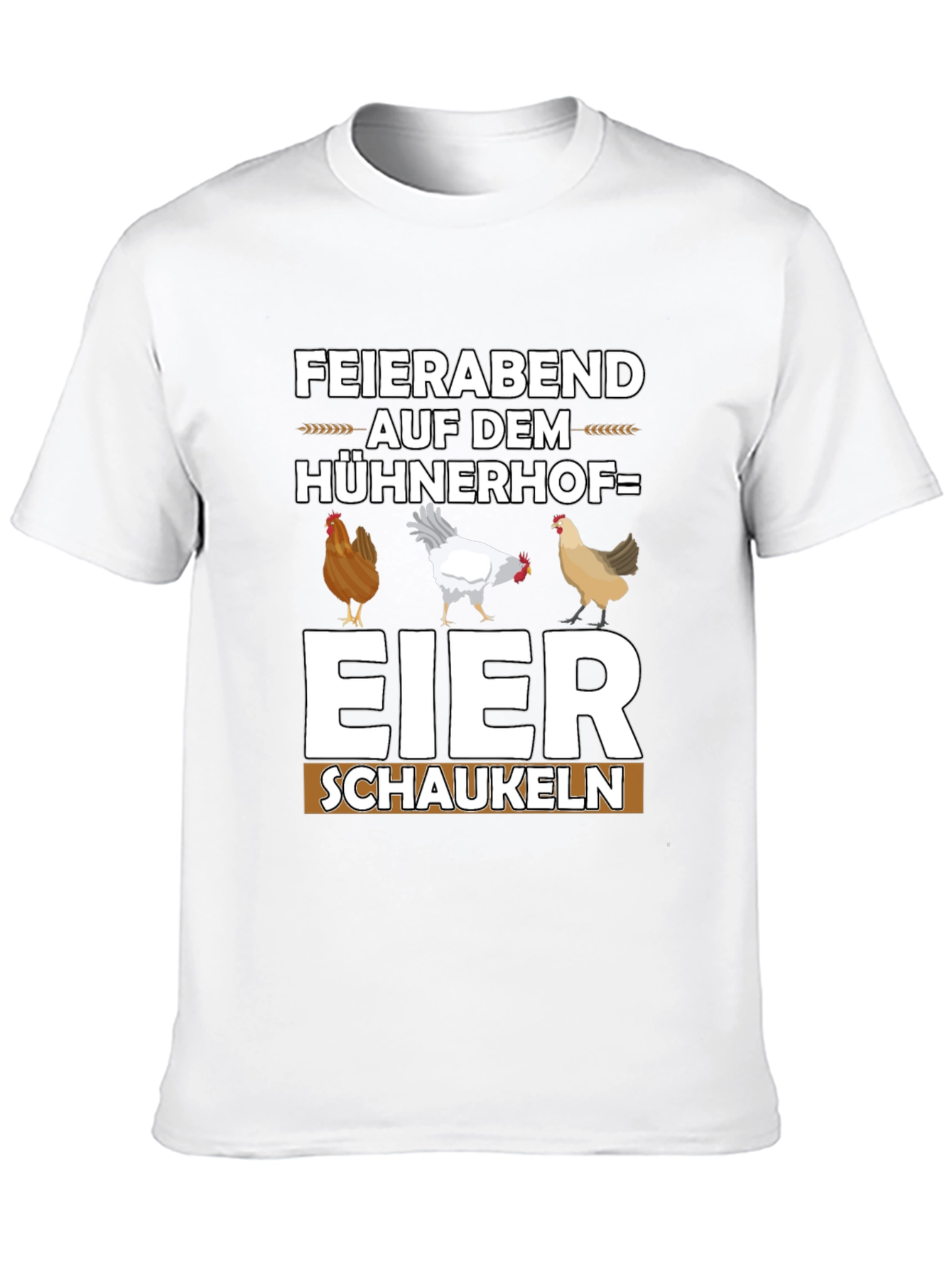 Funny Chicken Coop T-Shirt - Eier Schaukeln