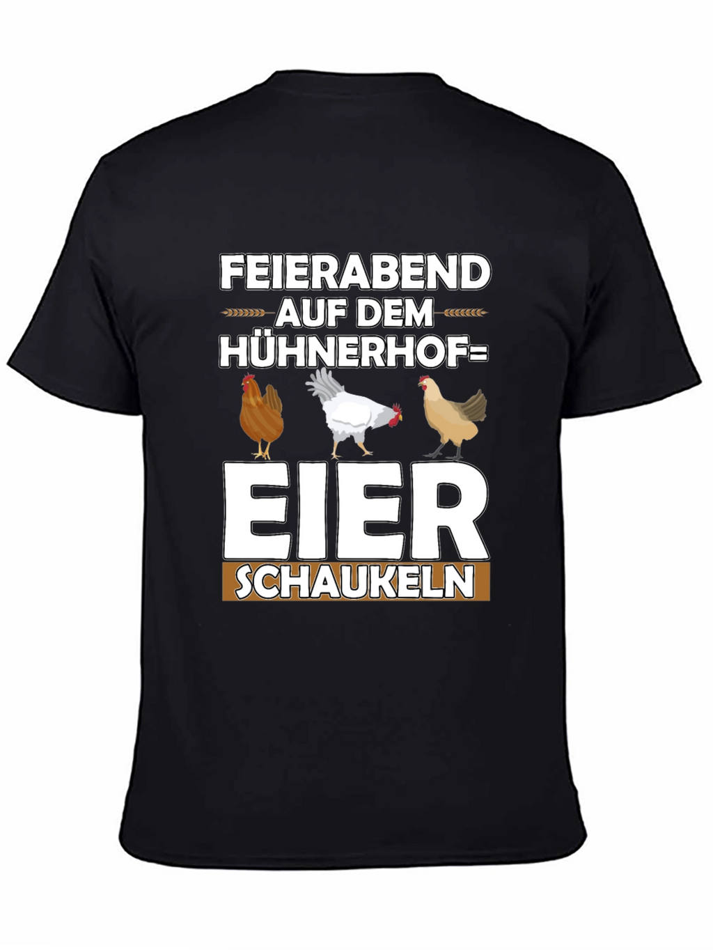 Funny Chicken Coop T-Shirt - Eier Schaukeln