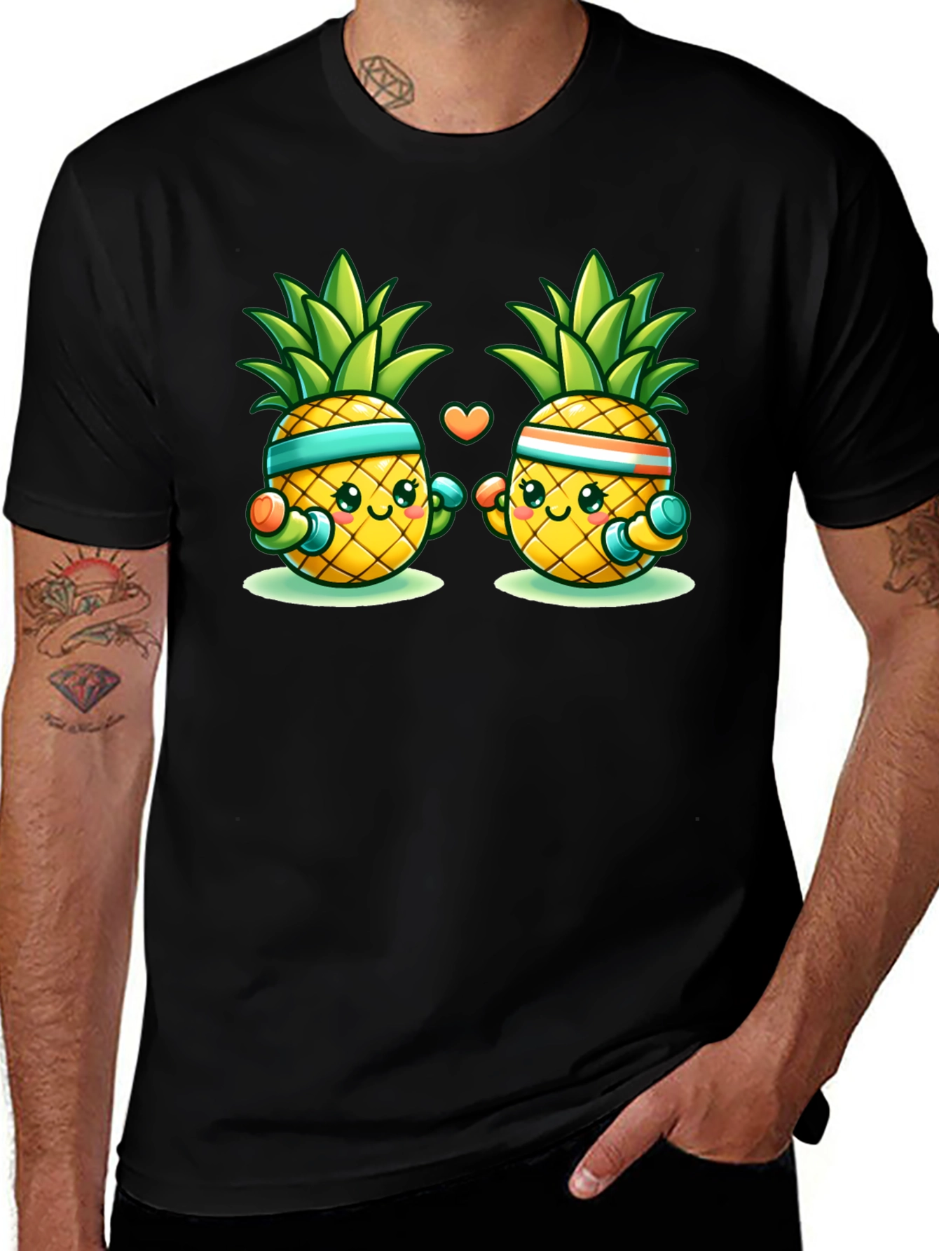 Workout Pineapple Graphic Tee
