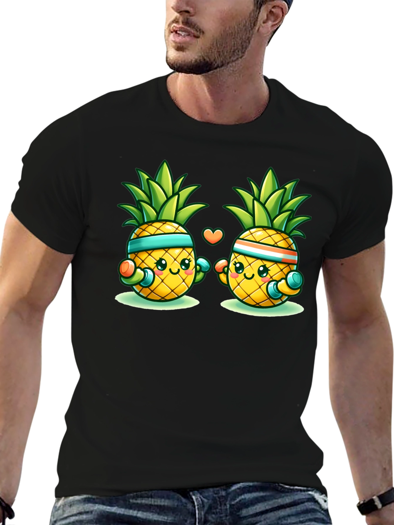Workout Pineapple Graphic Tee
