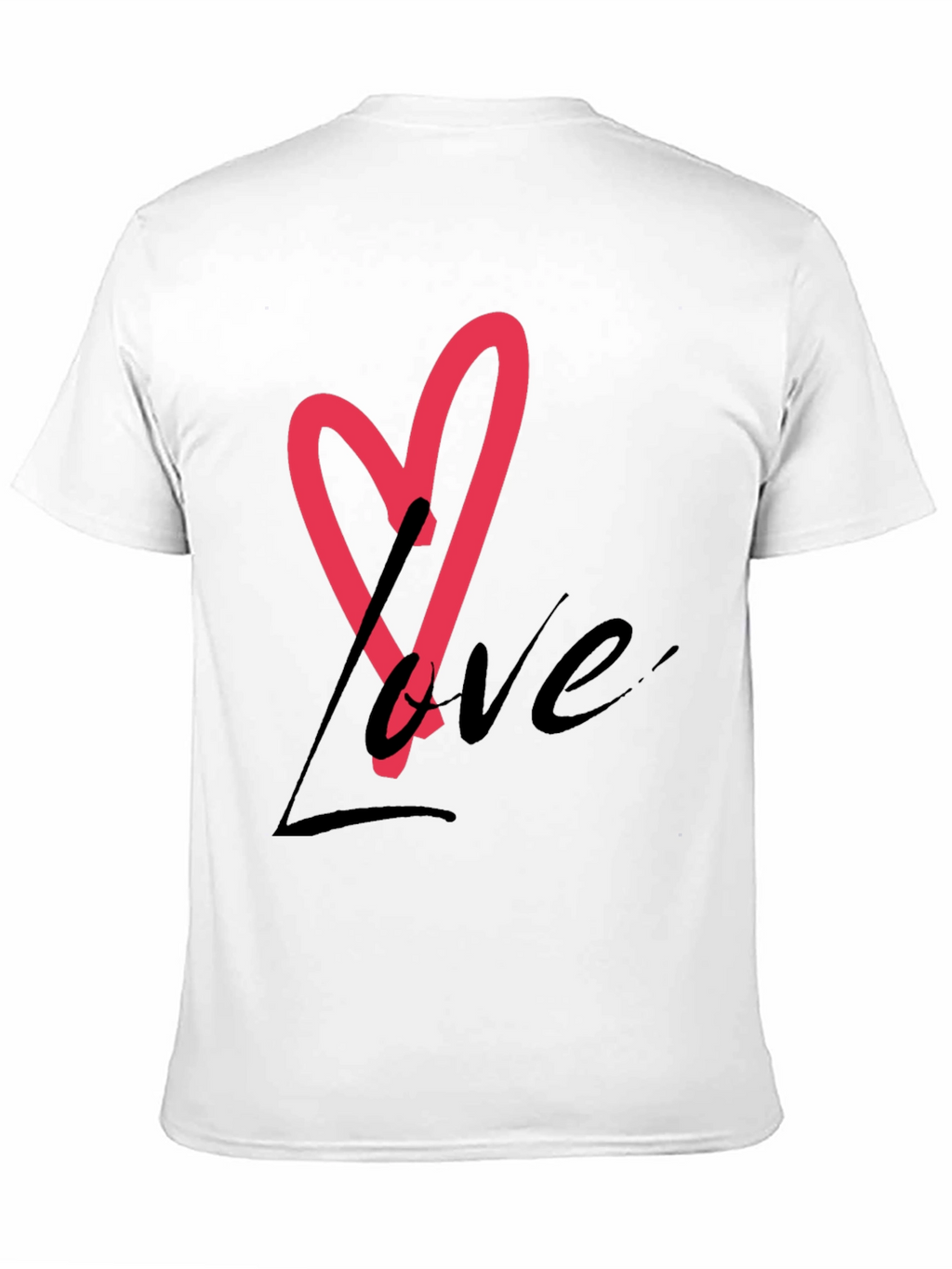 Love Heart Graphic Tee - Stylish Casual Wear