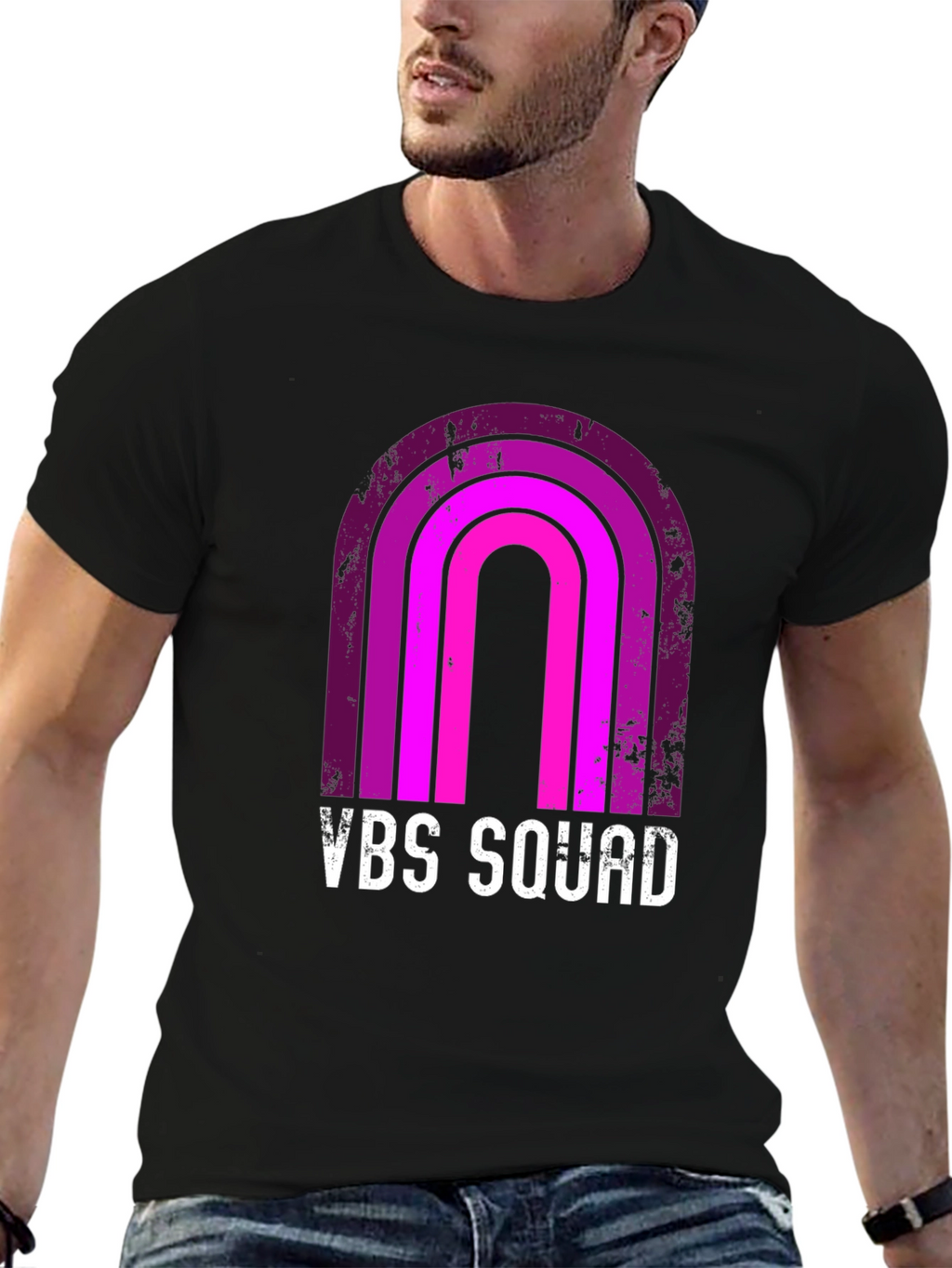 VBS Squad Retro Rainbow T-Shirt