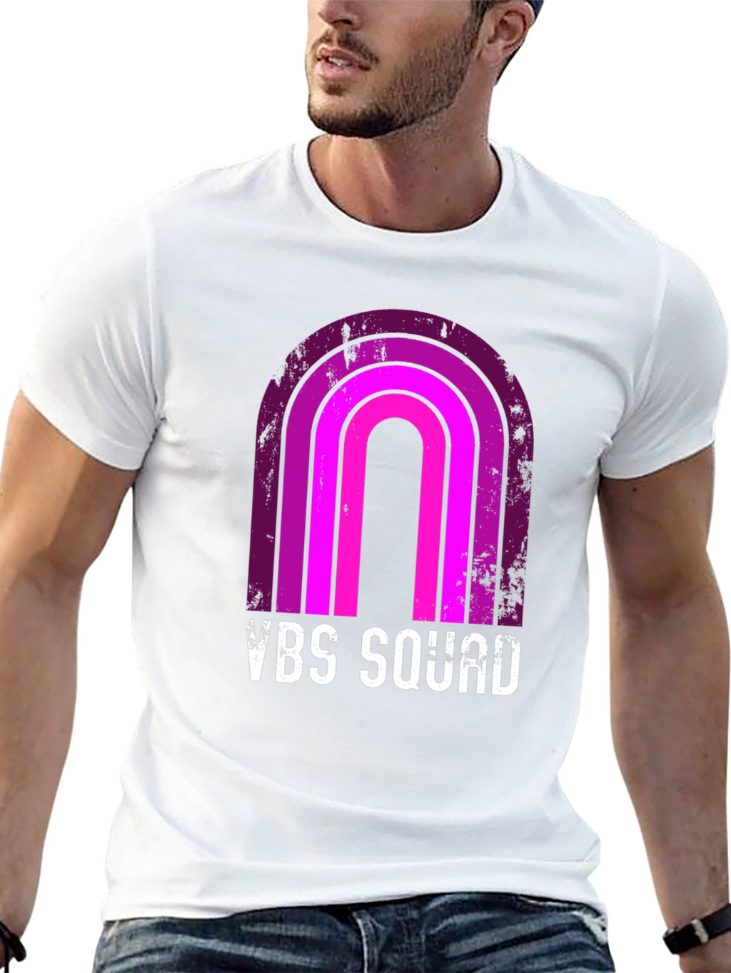 VBS Squad Retro Rainbow T-Shirt