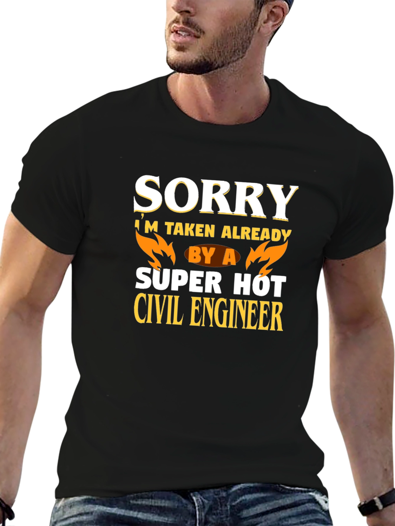 Sorry Im Taken Already Civil Engineer T-Shirt