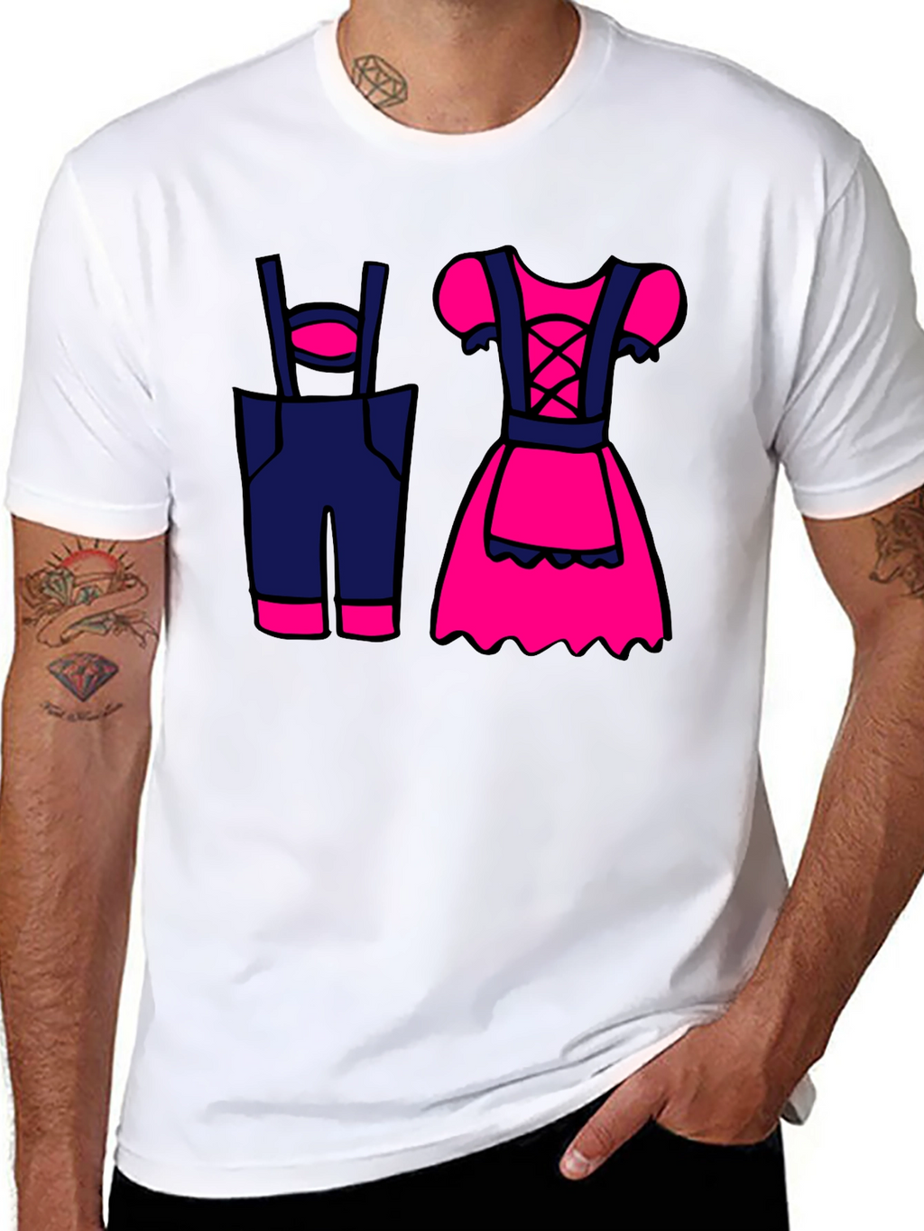Oktoberfest Couple Costume T-Shirt