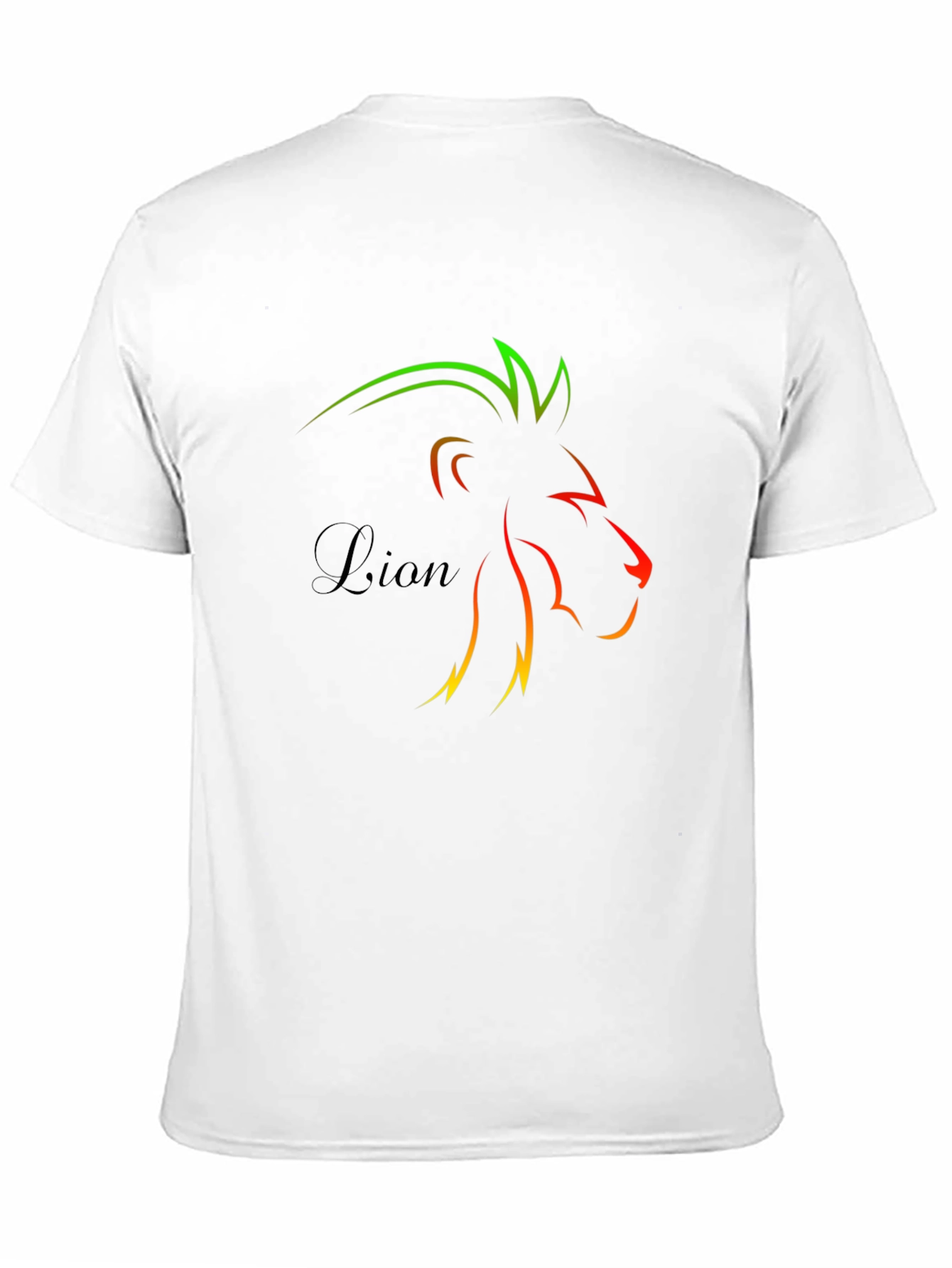 Lion Graphic Black Tee - Stylish Mens T-Shirt