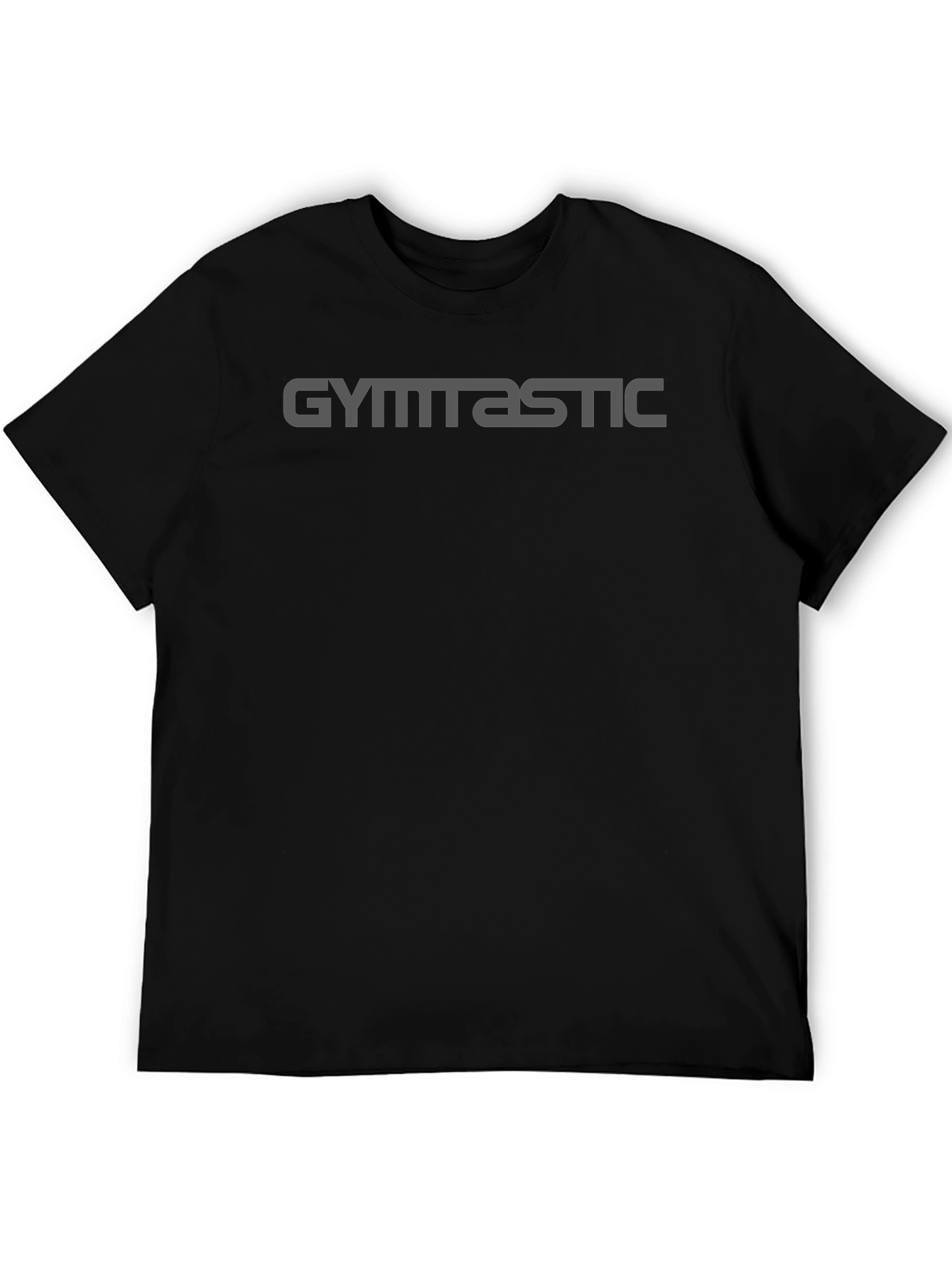 Gymnastic Tee - Black Cotton Comfort