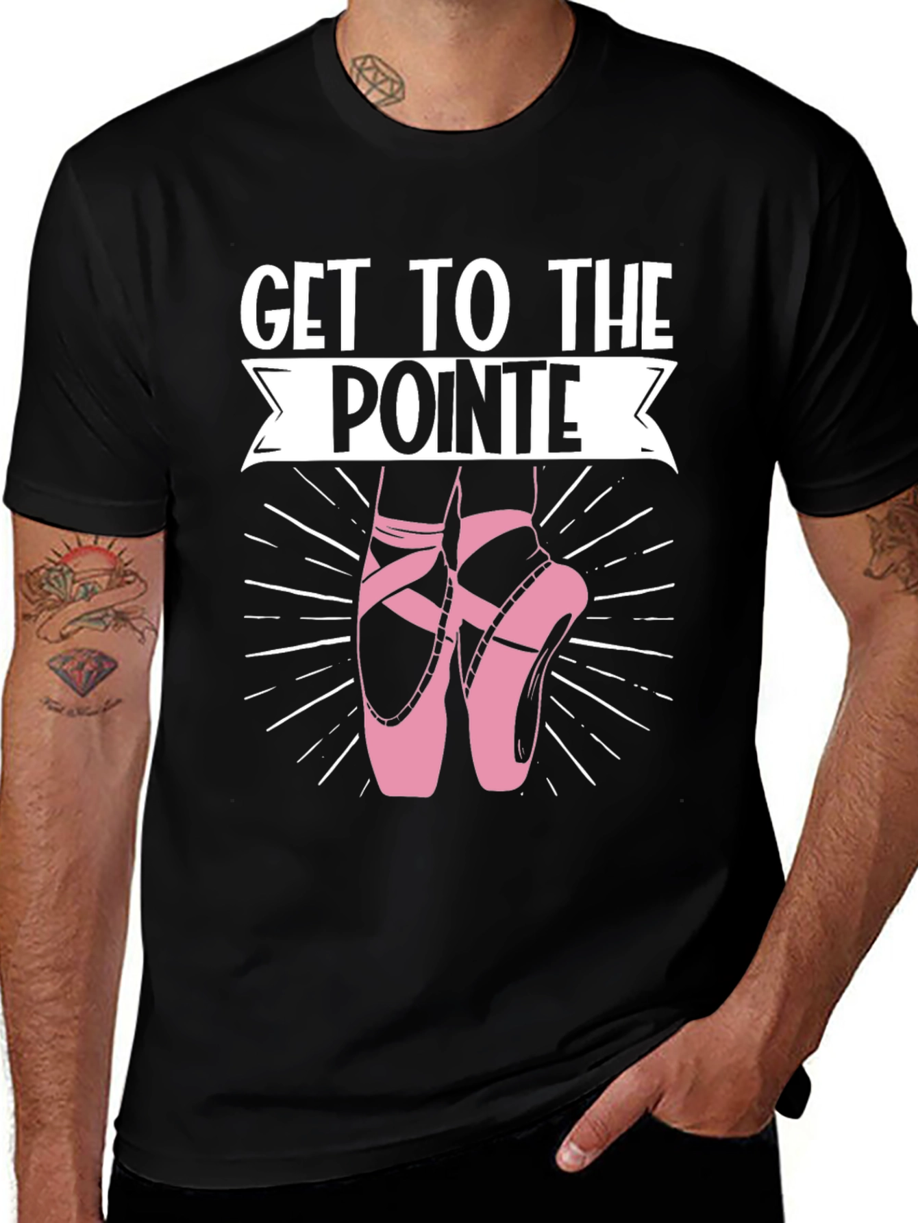 Get to the Pointe T-Shirt - Ballet Dance Tee