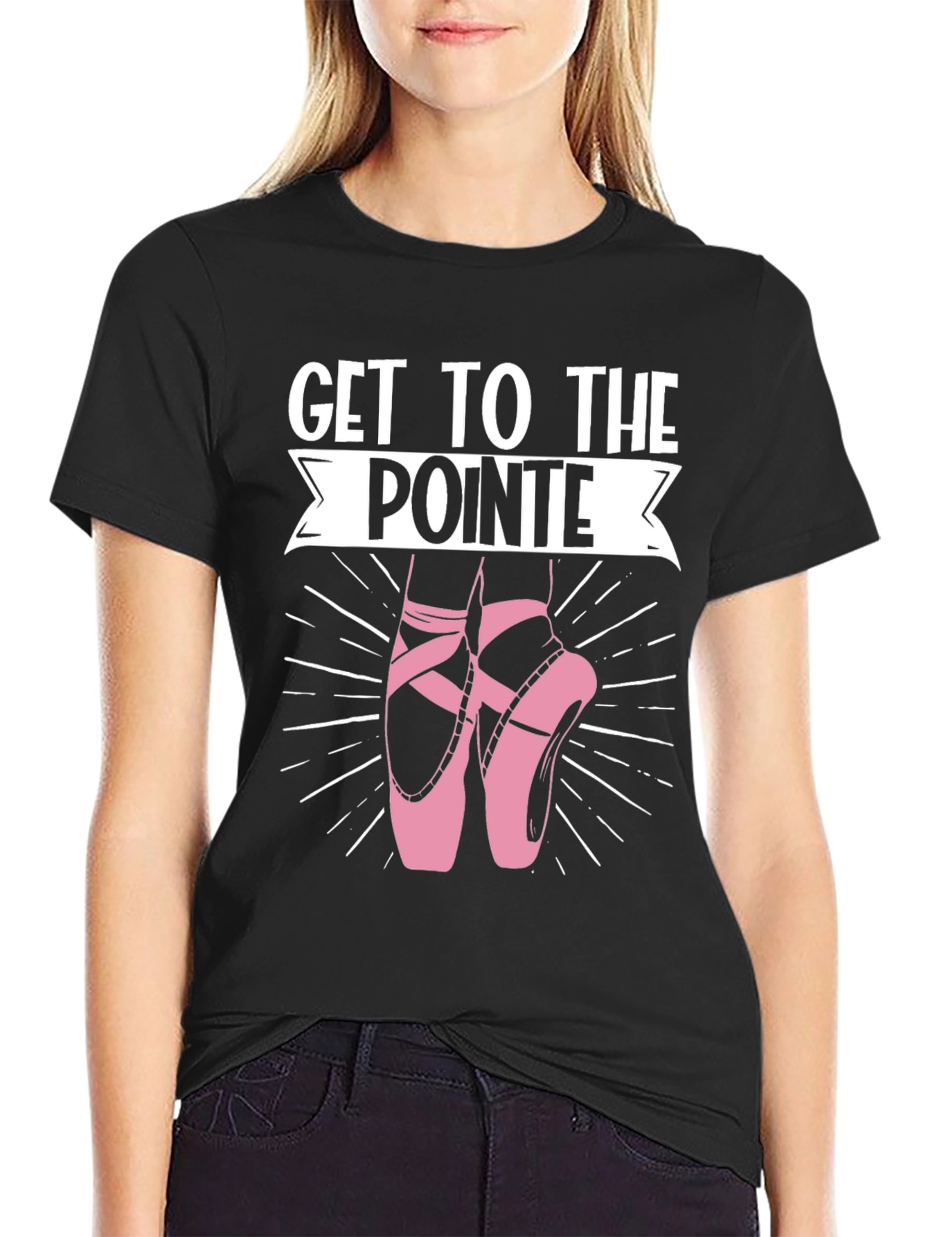 Get to the Pointe T-Shirt - Ballet Dance Tee
