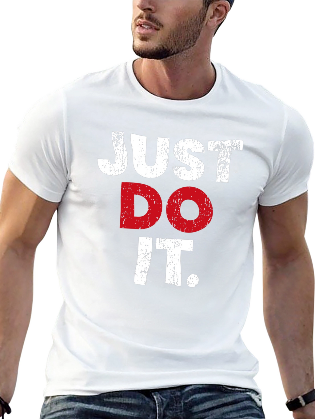 Just Do It Graphic Tee - Black