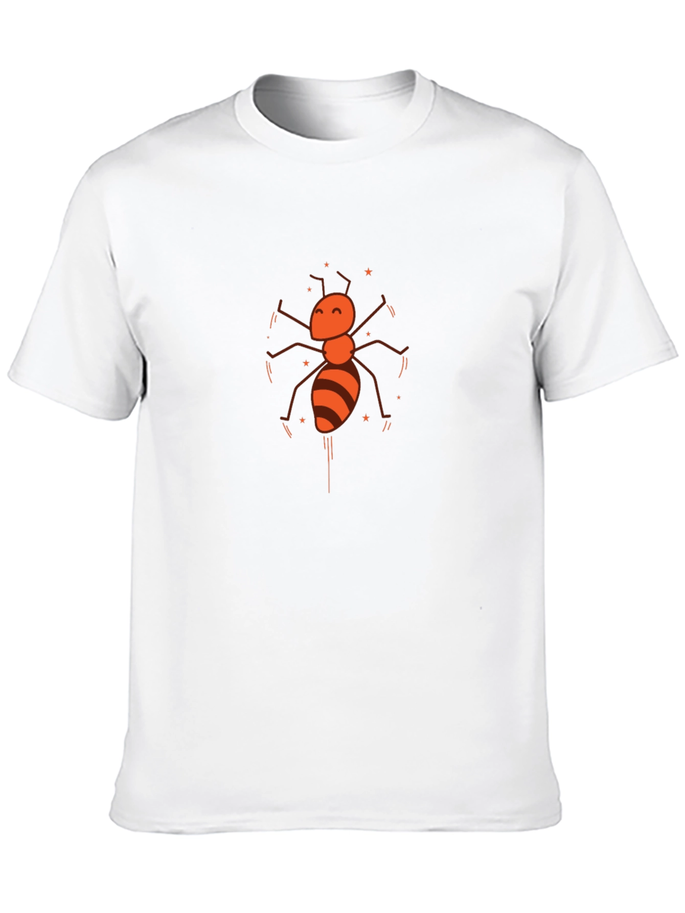 Ant Graphic T-Shirt - Stylish Black Tee