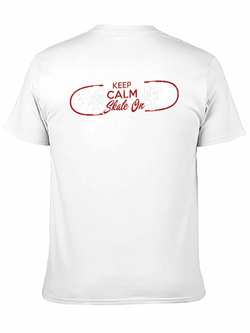 Keep Calm Skate On Black T-Shirt