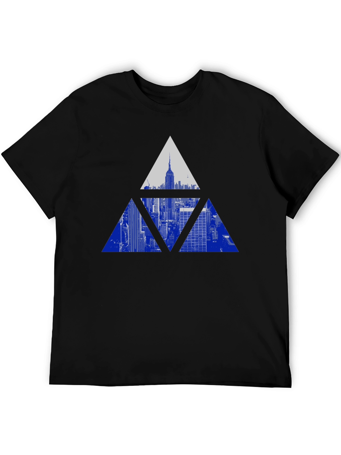 Cityscape Triangle Graphic T-Shirt