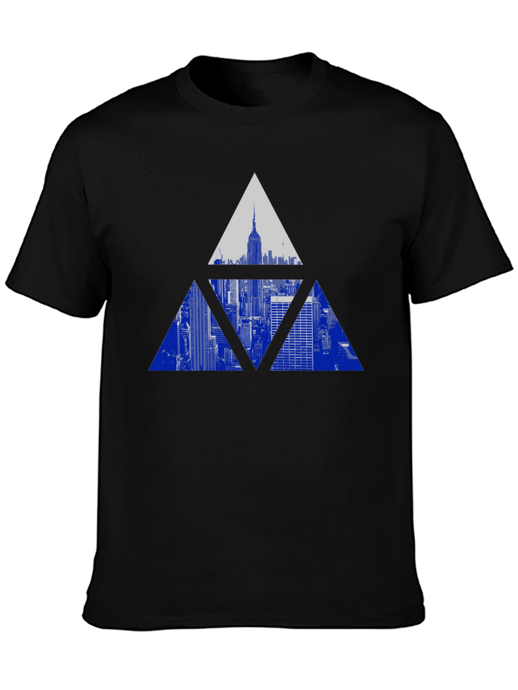 Cityscape Triangle Graphic T-Shirt