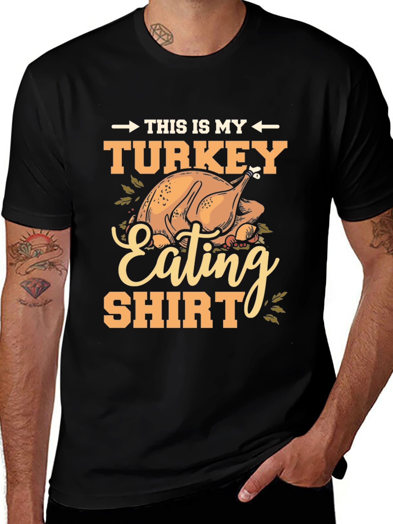 Turkey Eating Shirt - Thanksgiving T-Shirt