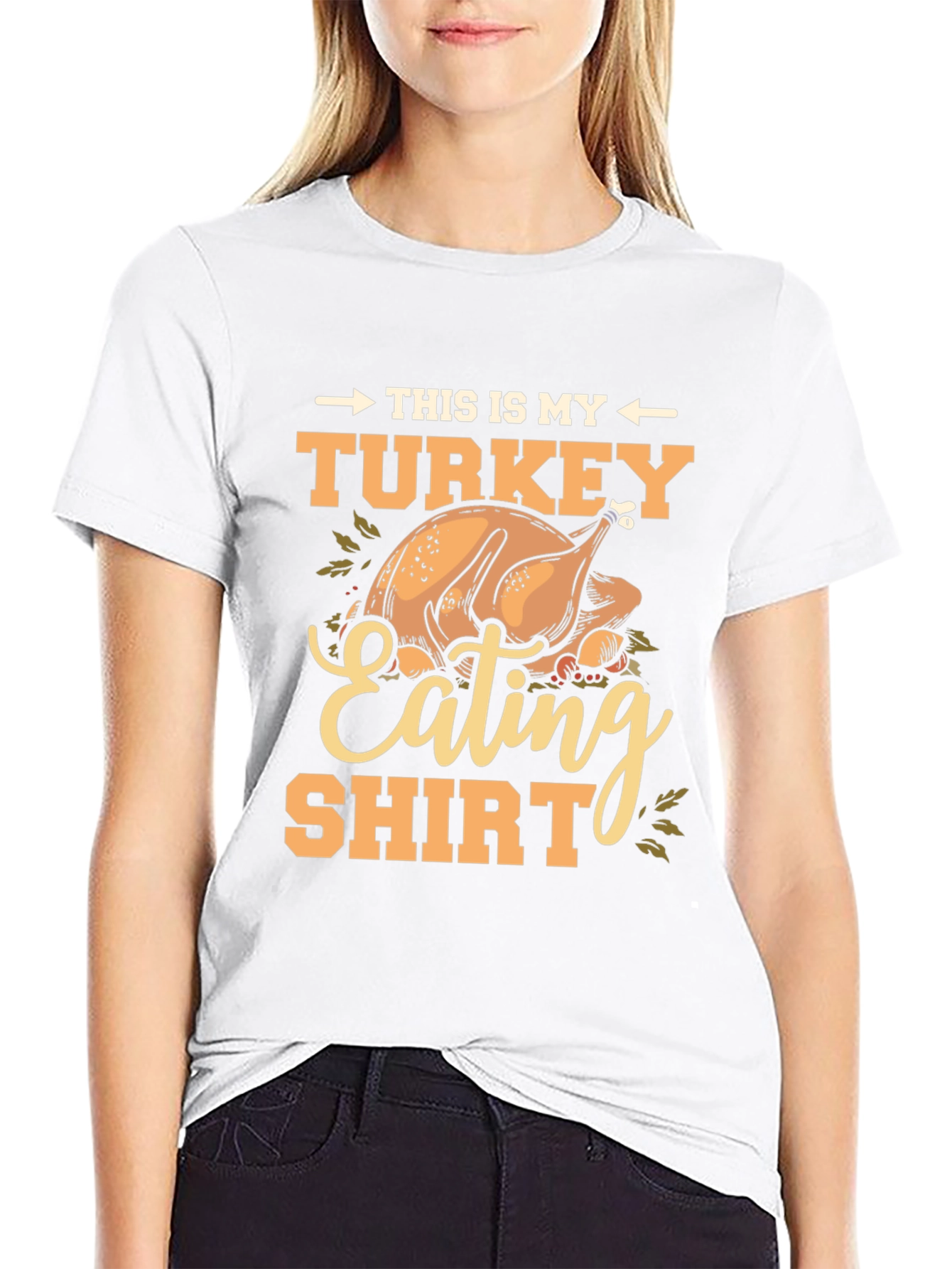 Turkey Eating Shirt - Thanksgiving T-Shirt