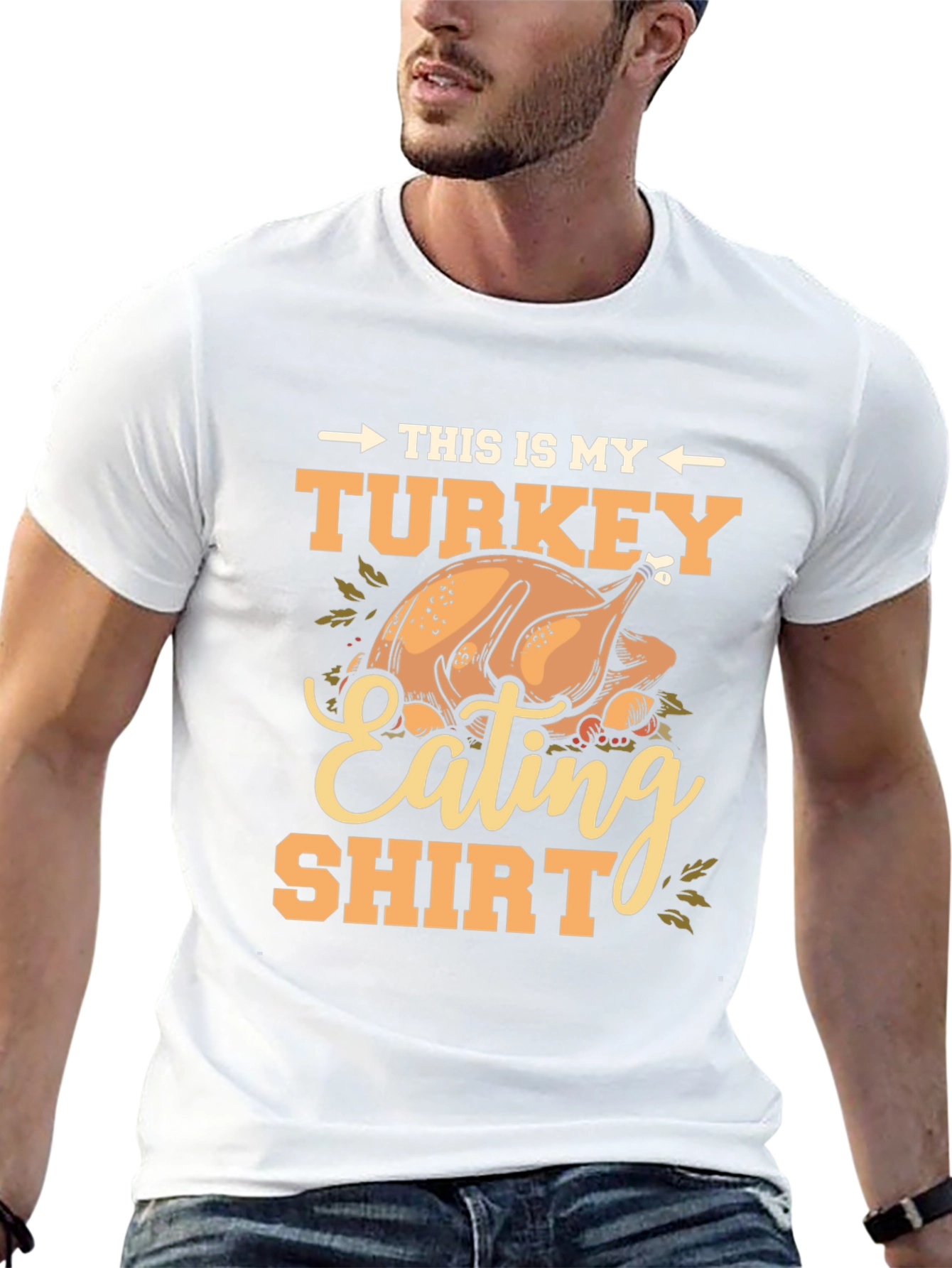 Turkey Eating Shirt - Thanksgiving T-Shirt