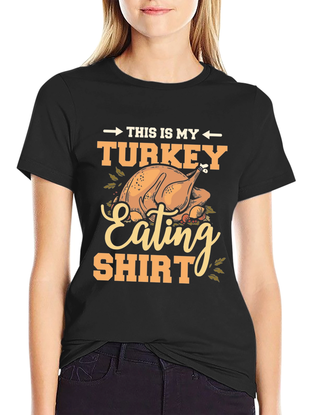 Turkey Eating Shirt - Thanksgiving T-Shirt