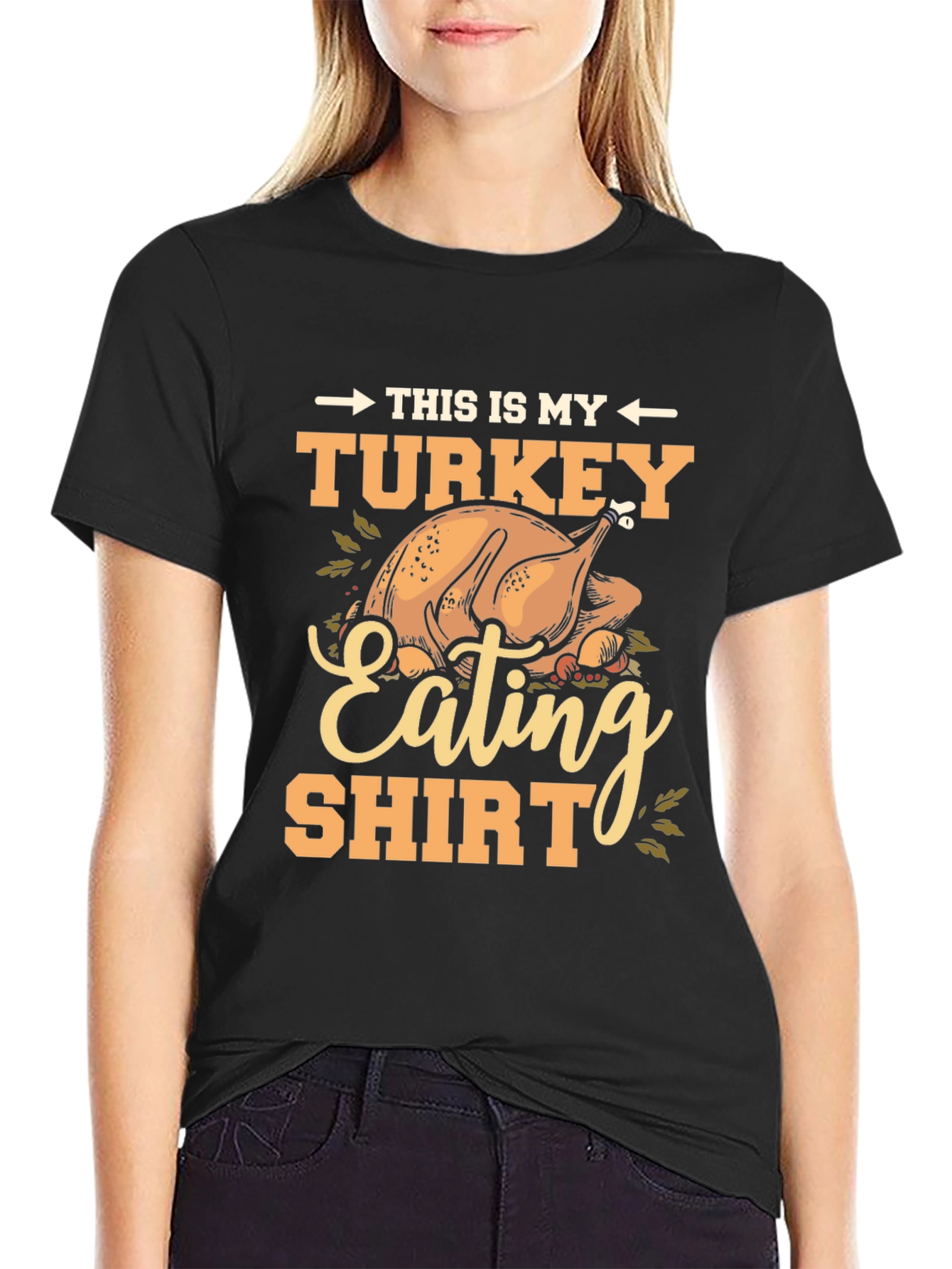 Turkey Eating Shirt - Thanksgiving T-Shirt