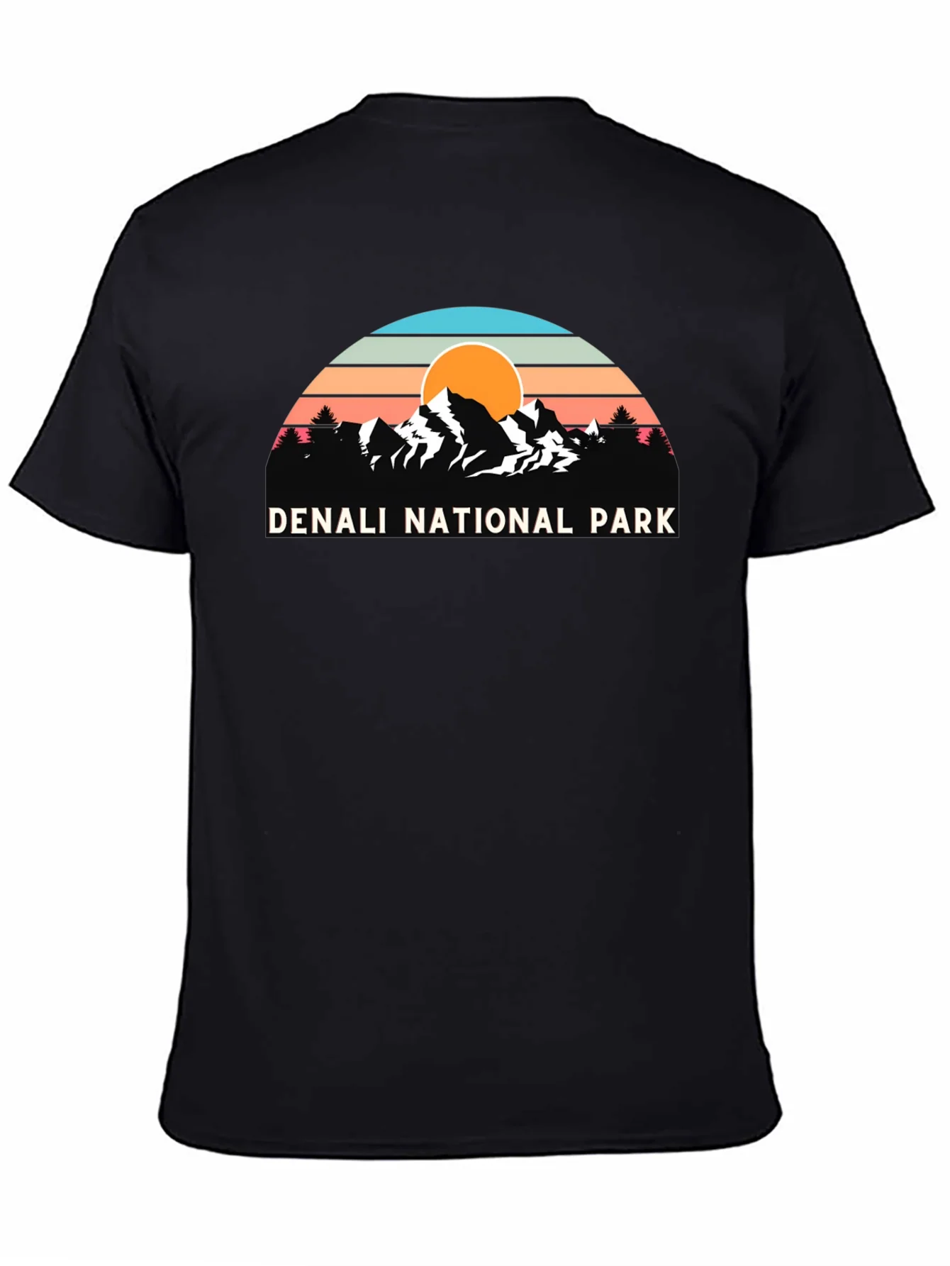 Denali National Park Retro Graphic T-Shirt