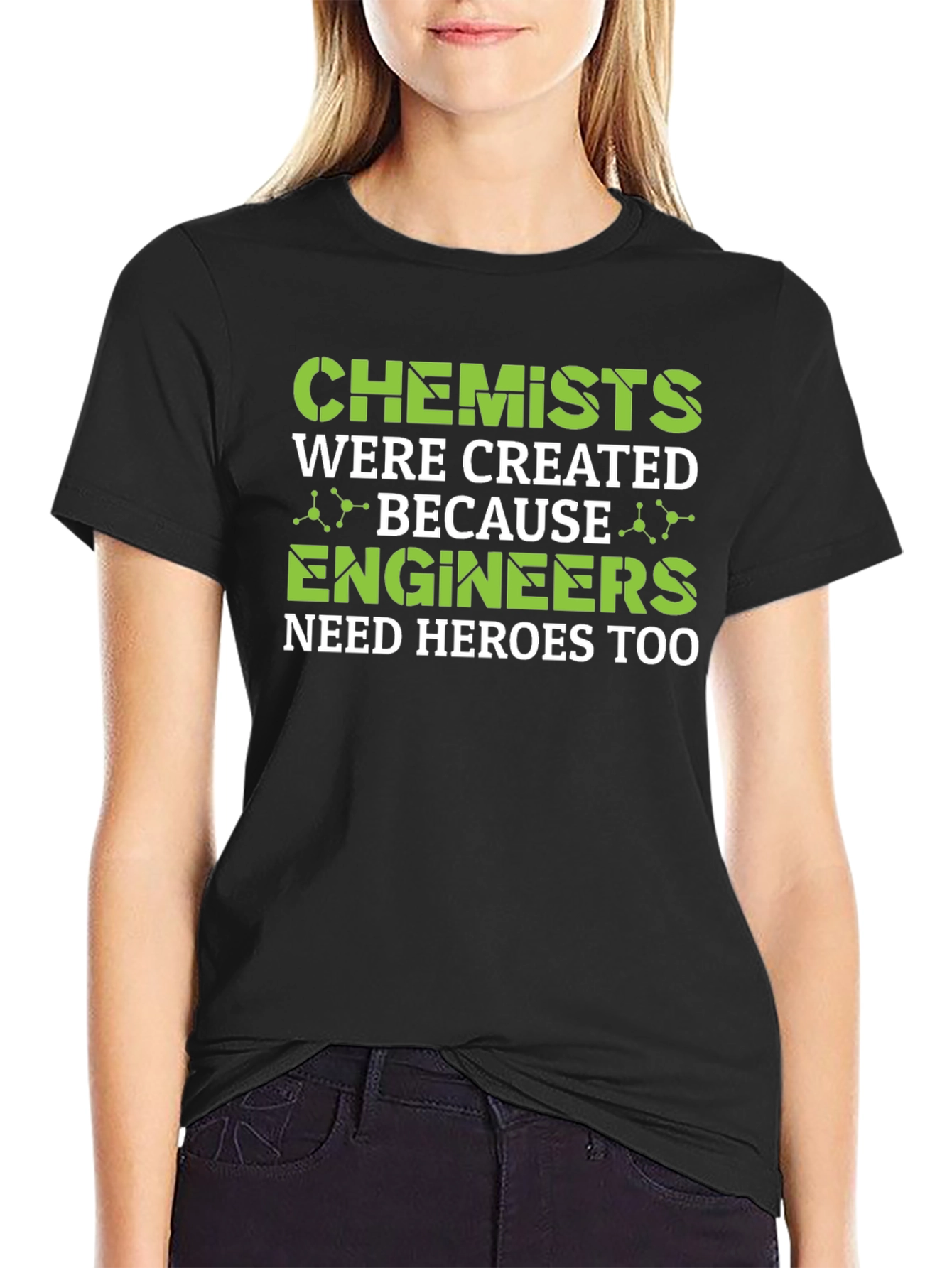 Chemist Engineer Hero Tee - Science Humor Graphic