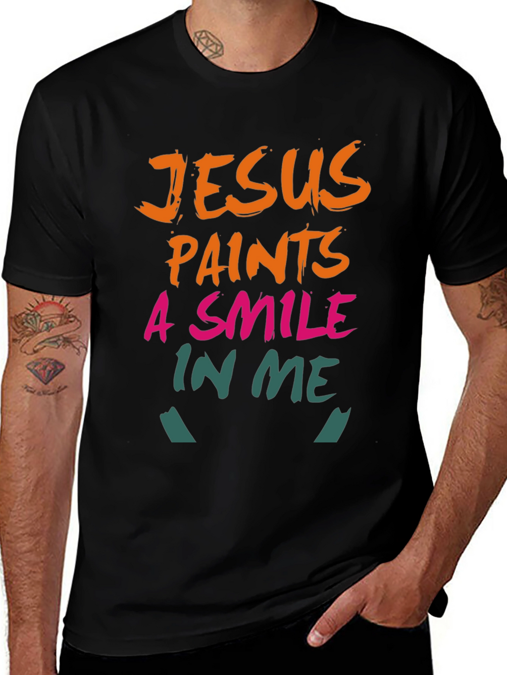 Jesus Paints A Smile In Me T-Shirt