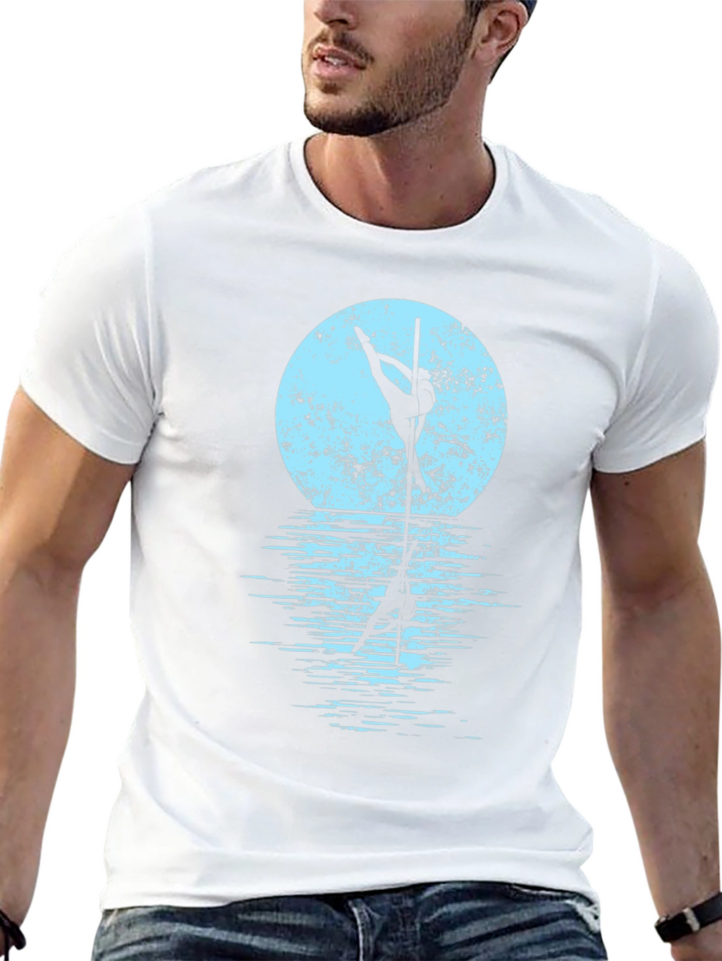 Pole Dancer Moon Graphic Tee