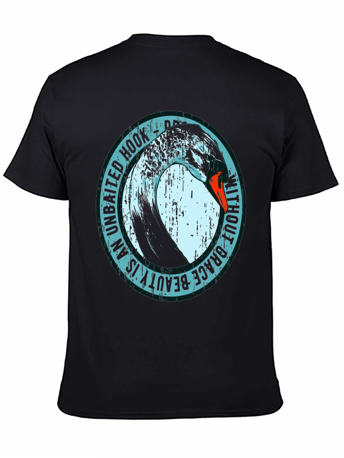 Unbaited Hook Beauty Graphic Tee - Black