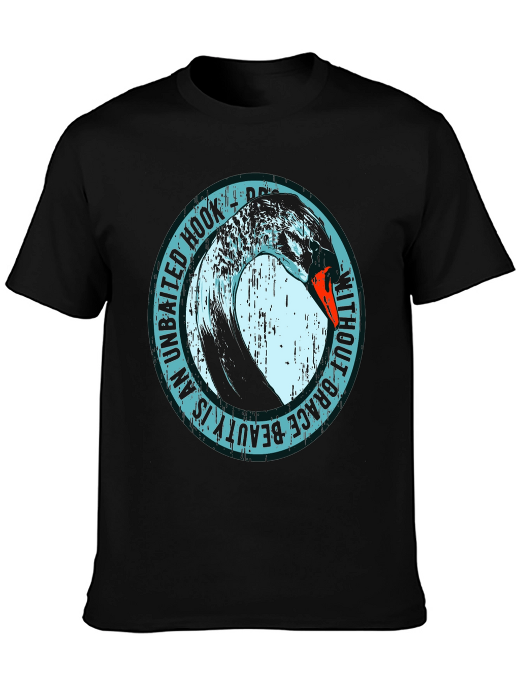 Unbaited Hook Beauty Graphic Tee - Black